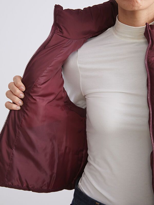 Moudda LC Waikiki - Veste sans manches Femme Bourgogne - Tunisie 4