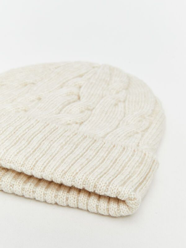 Moudda LC Waikiki - Bonnet tricot Femme Beige - Tunisie 3