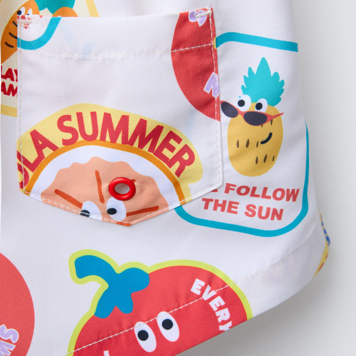 Moudda ZARA - Maillot Enfant - AOP Patchs Fruits - Tunisie 4