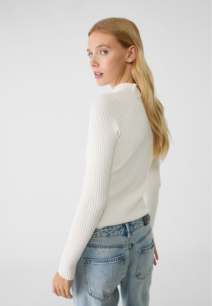Moudda STRADIVARIUS - Pull en Maille Demi-Col en Maille Canalé - Tunisie 5