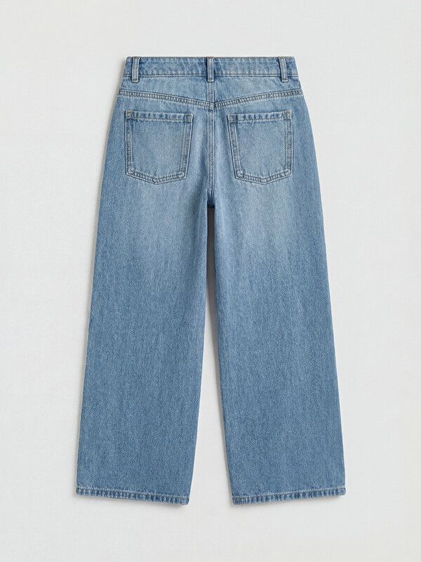 Moudda LC Waikiki - Pantalon en jean pour Fille couleur Bleu délavé à l'acide - Tunisie 2
