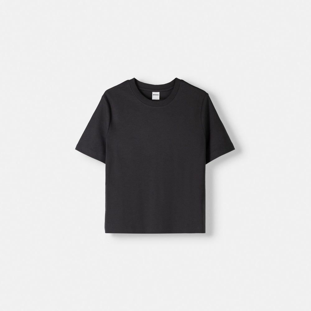 Moudda BERSHKA - T-shirt Manches Courtes Coupe Regular Poids Moyen - Tunisie 2