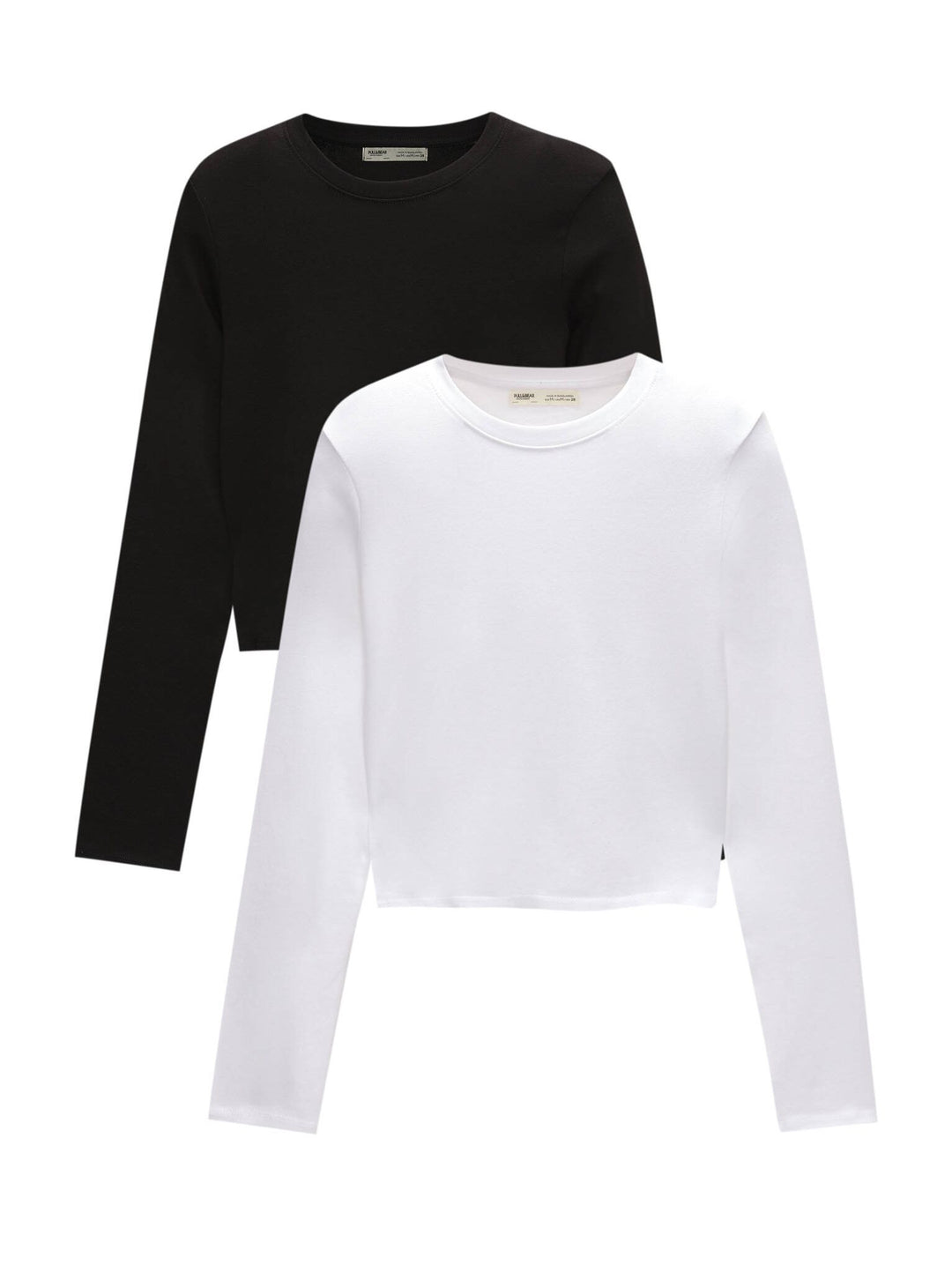 Moudda PULL & BEAR - Pack T-Shirts Ajustés - Gris - Tunisie 1