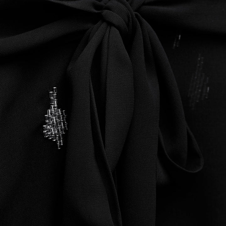 Moudda ZARA - Chemise col en V strass croisée - Tunisie 4