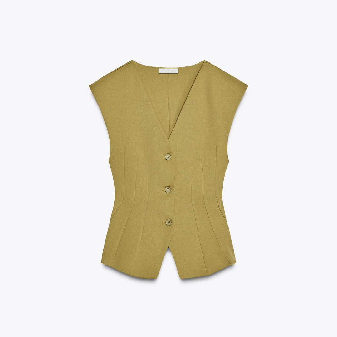 Moudda ZARA - Gilet - Col Piqué & Interlock - Tunisie 1