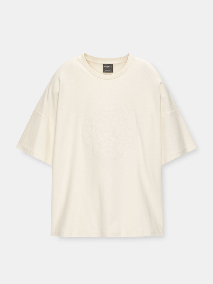 Moudda PULL & BEAR - Sweat Paisley Brodé - Tunisie 1