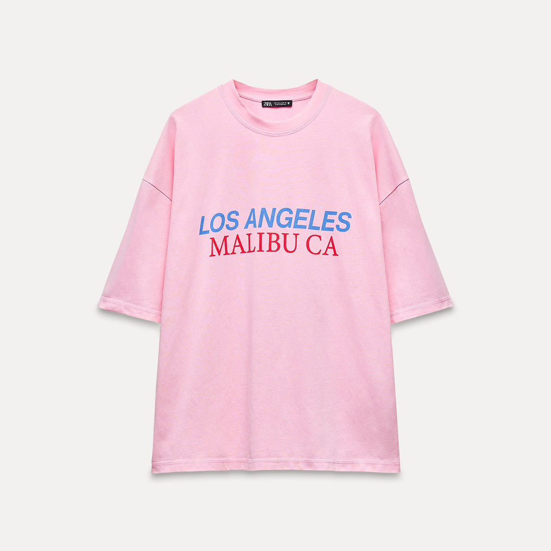 Moudda ZARA - T-shirt imprimé "Los Angeles" - Tunisie 1