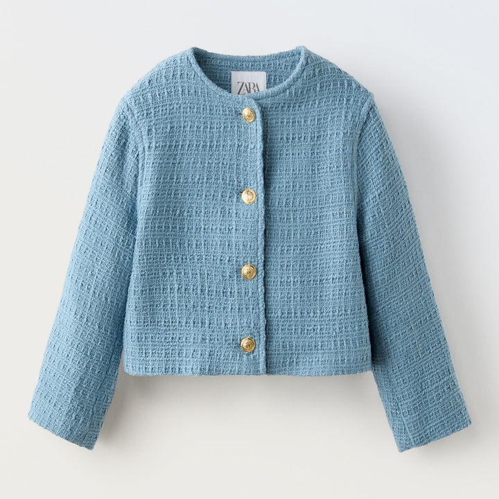 Moudda ZARA - Veste fille texturée, boutons - Tunisie 1