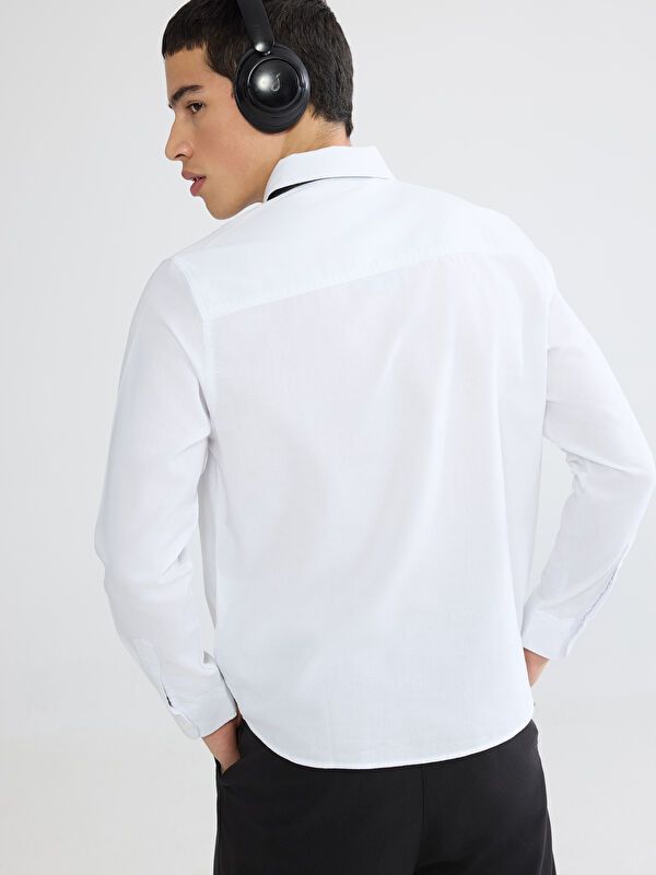 Moudda LC Waikiki - Chemise manches longues en tissu pour Homme - Tunisie 4
