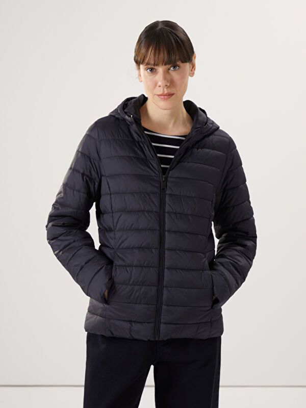 Moudda LC Waikiki - Manteau matelassé léger Femme Noir - Tunisie 1