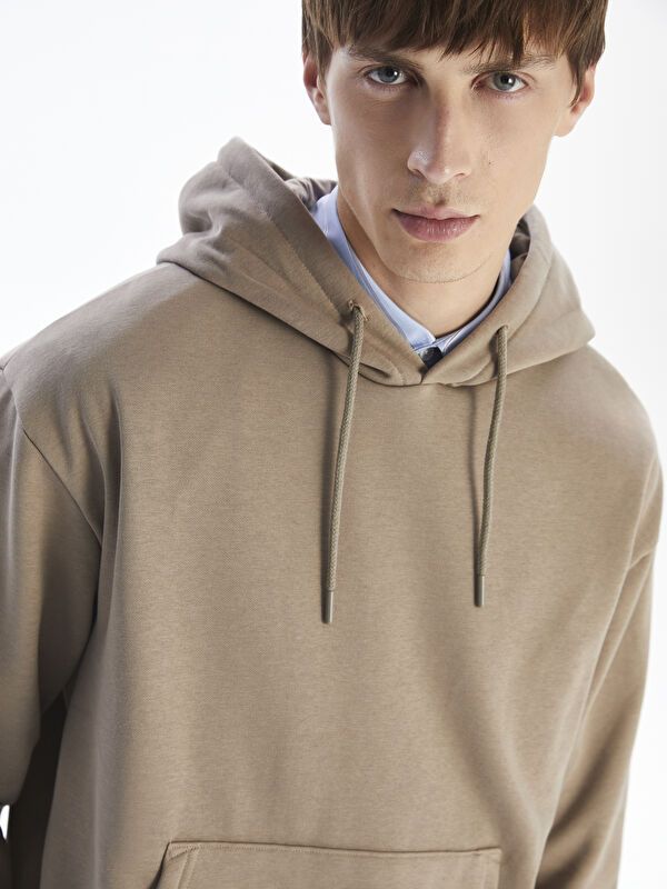 Moudda LC Waikiki - Sweatshirt en jersey Homme Brun clair - Tunisie 3