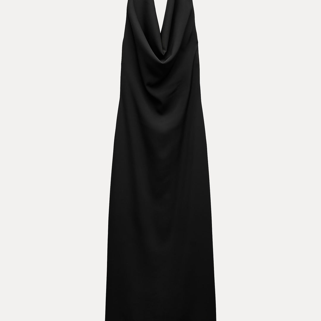 Moudda ZARA - Robe mi-longue en crêpe, col bustier - Tunisie 1