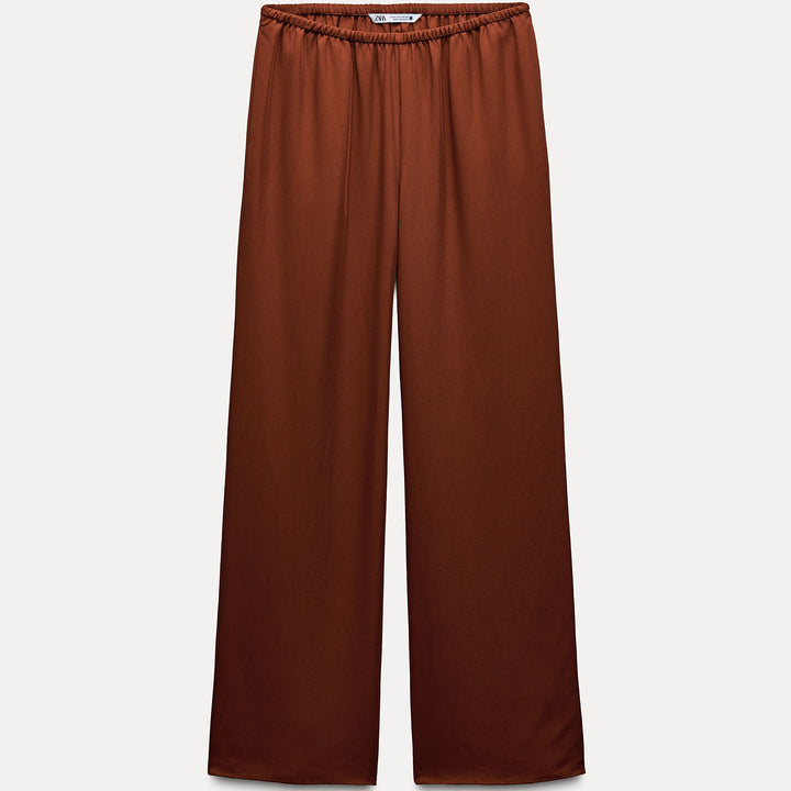 Moudda ZARA - Pantalon tencel taille élastique et poches - Tunisie 1