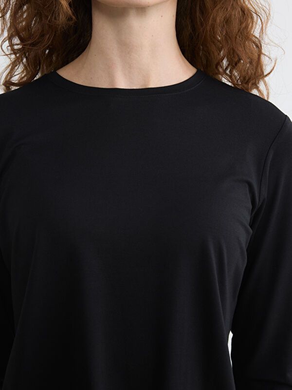 Moudda LC Waikiki - Body basique manches longues en jersey pour Femme - Tunisie 3