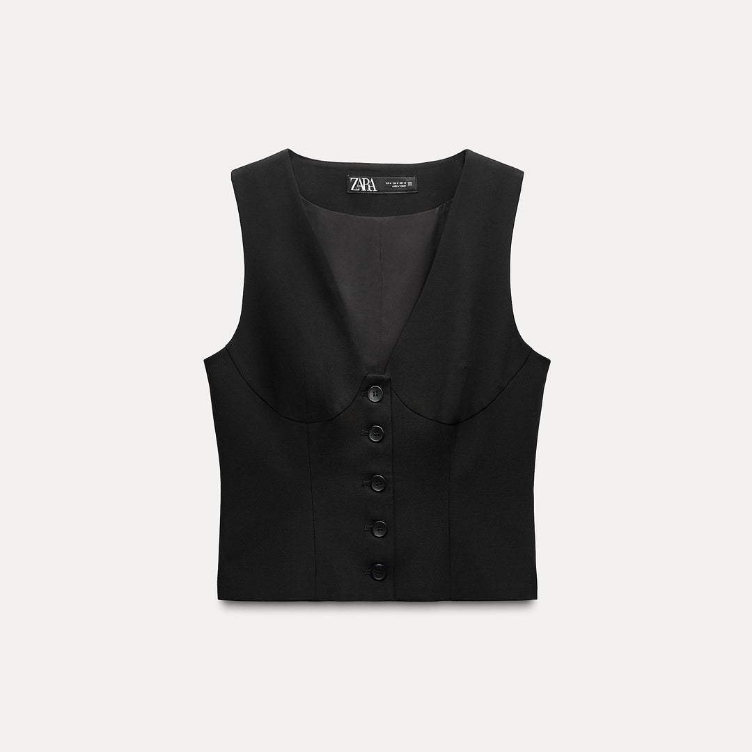 Moudda ZARA - Ensemble gilet boutonné à motifs - Tunisie 1