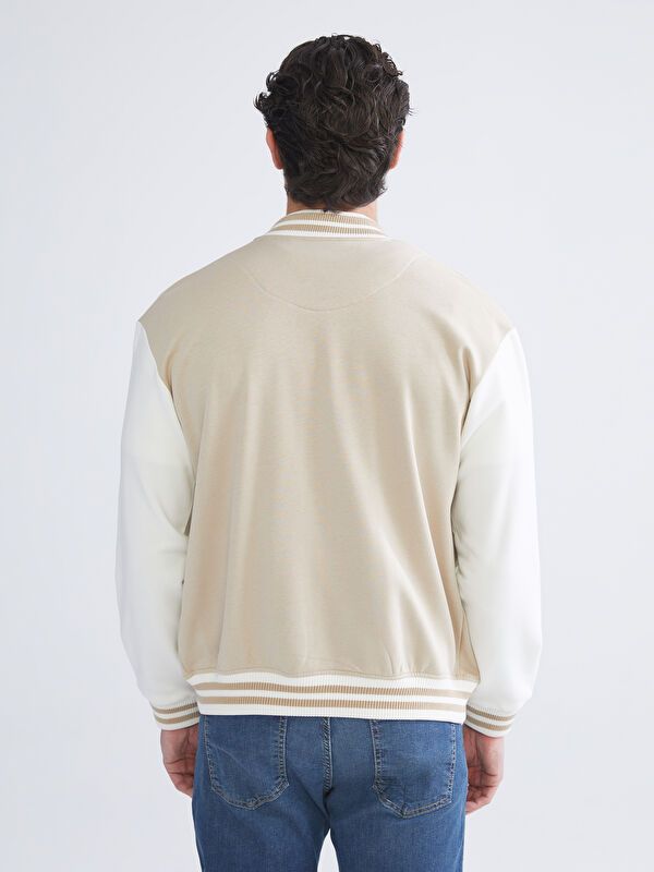 Moudda LC Waikiki - Cardigan en jersey Homme Beige - Tunisie 4