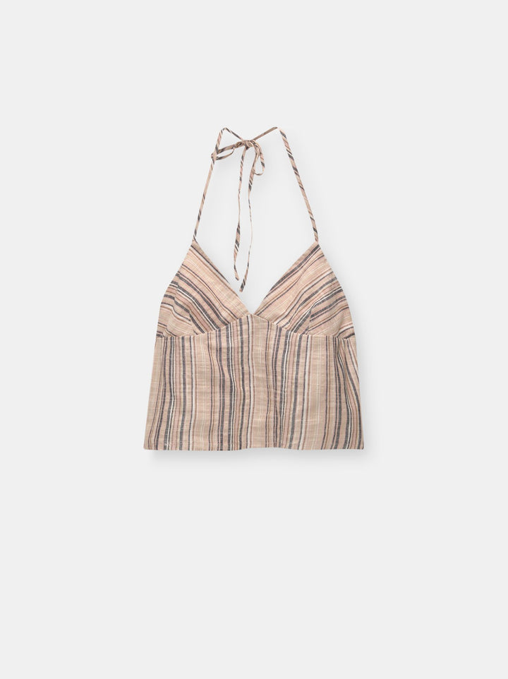 Moudda PULL & BEAR - Top Pacific Rayures Roses - Tunisie 1