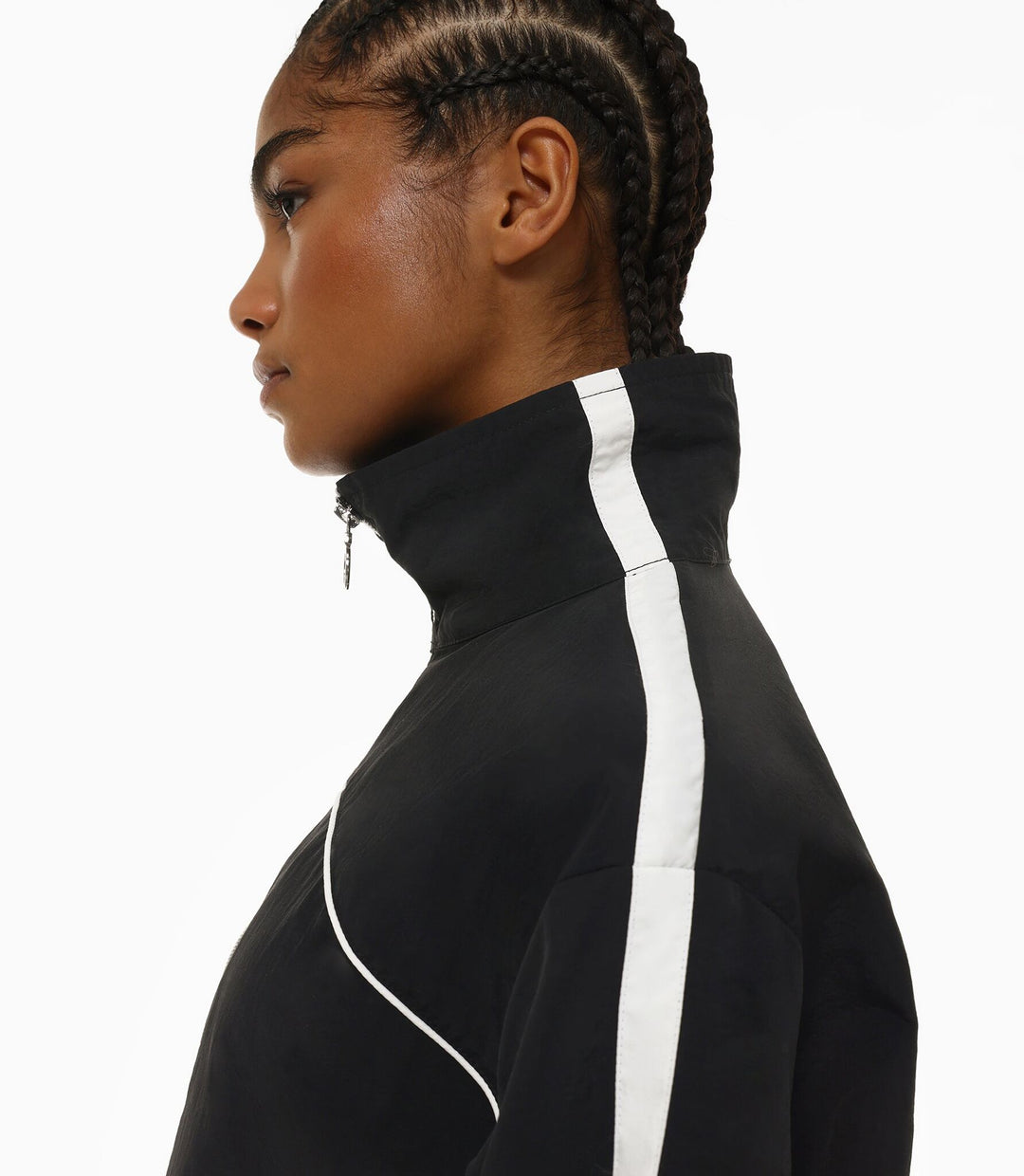 Moudda Lefties - Veste Nylon - Color Block Noir & Blanc (Gym) - Tunisie 3