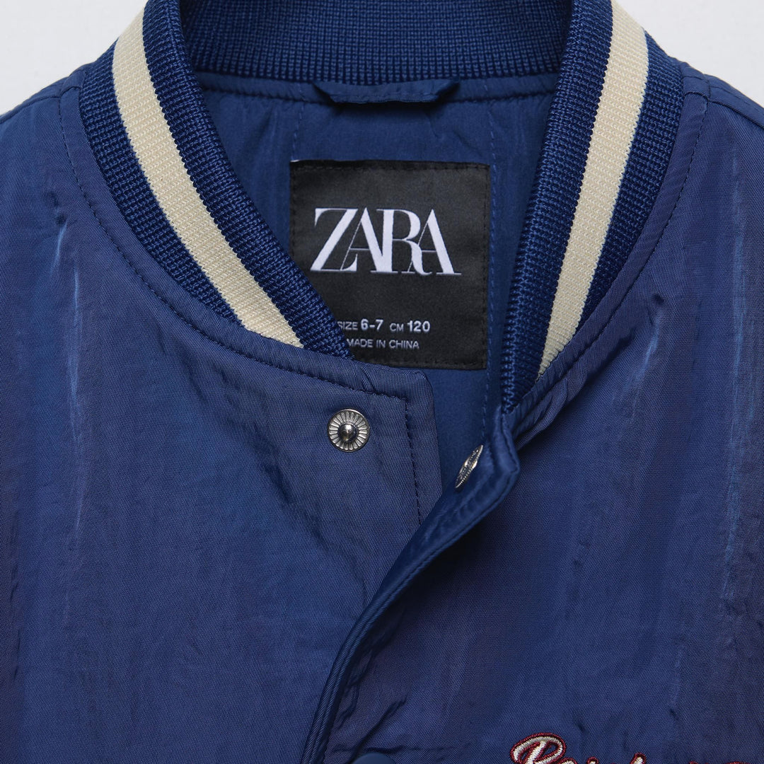 Moudda ZARA - Veste bomber qualité mémoire brodée dos et pièces similicuir - Tunisie 3