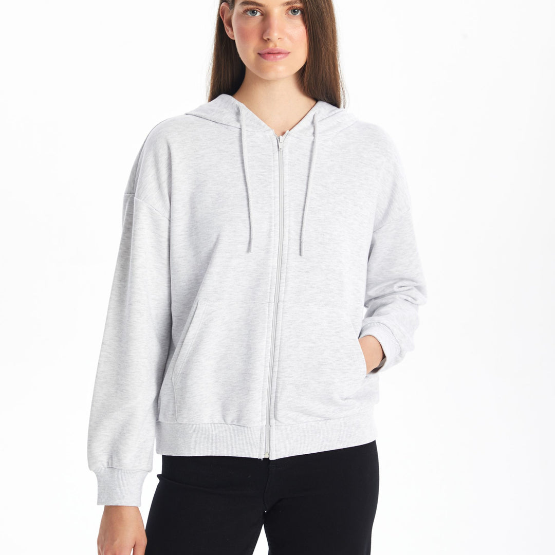 Moudda LC Waikiki - Cardigan en jersey Femme Mélange de gris - Tunisie 1