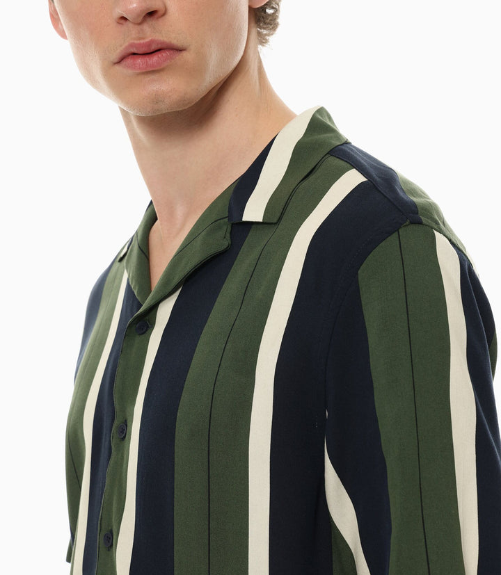 Moudda Lefties - Chemise Viscose Resort - Rayures - Tunisie 3