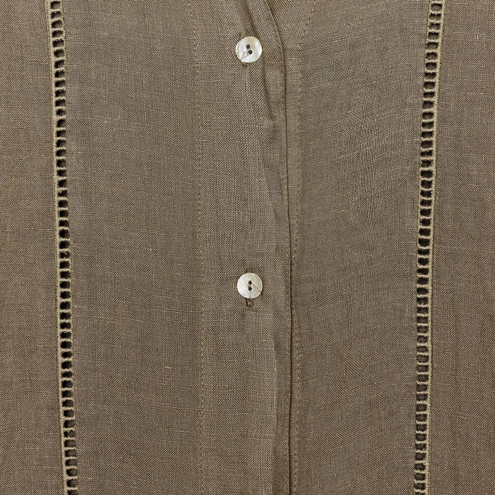 Moudda ZARA - Chemise Oversize Lin - Détail Entredos - Tunisie 3