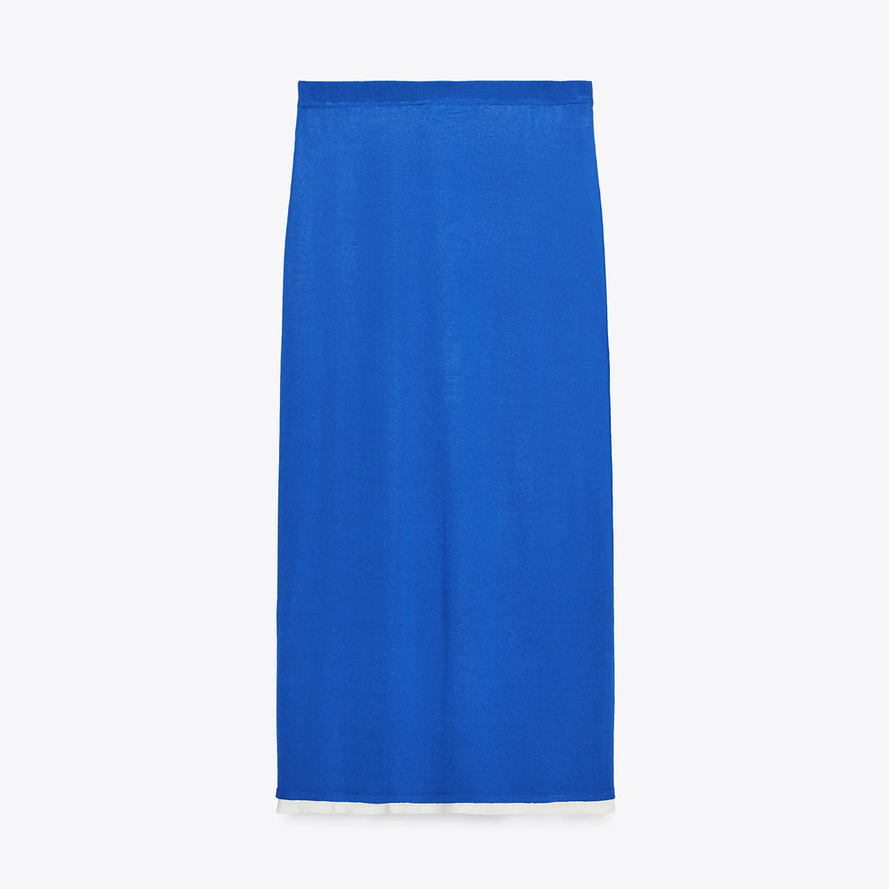 Moudda ZARA - Jupe Midi - Double Couche & Bleu - Tunisie 2