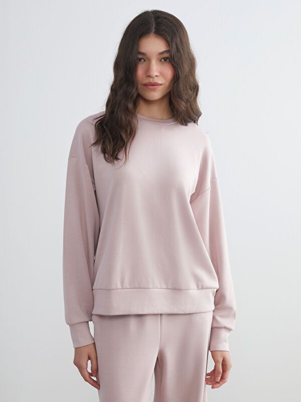 Moudda LC Waikiki - Sweatshirt en jersey Femme Rose - Tunisie 1