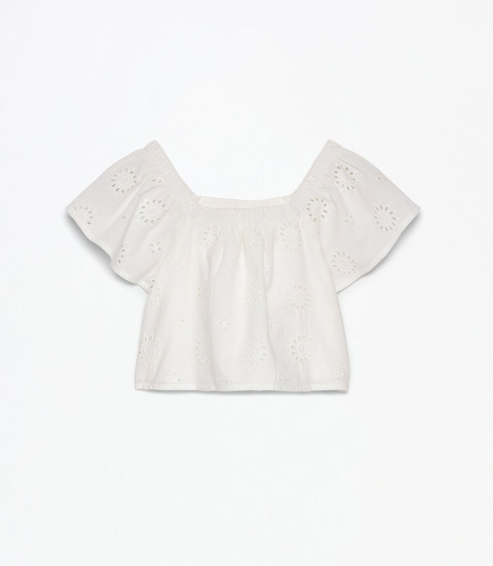 Moudda Lefties - Top Broderie Suisse - Fille - Tunisie 2
