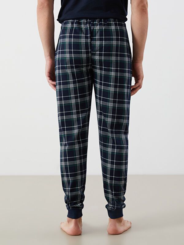 Moudda LC Waikiki - Bas pyjama jersey long Homme Imprimé marine - Tunisie 4