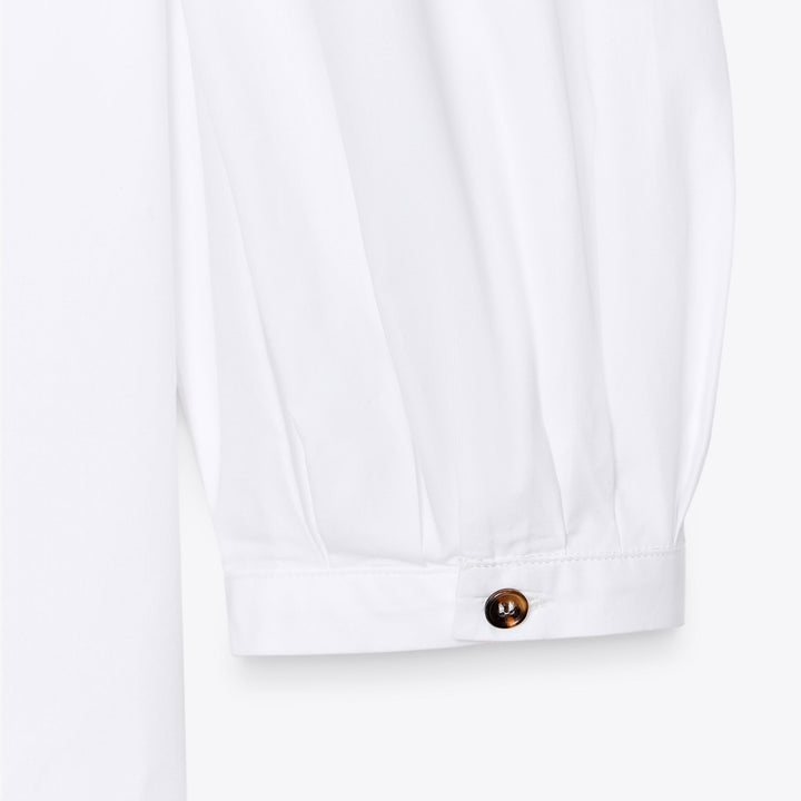 Moudda ZARA - Chemise Popeline - Pinces & Manches Bouffantes - Tunisie 3