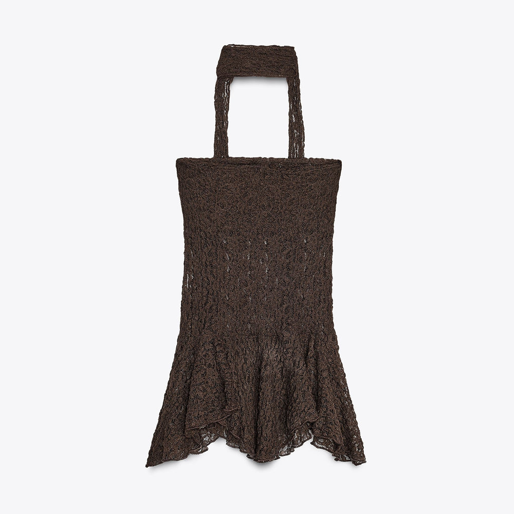 Moudda ZARA - Top Bandeau Dentelle - Foulard & Bas Volume - Tunisie 2