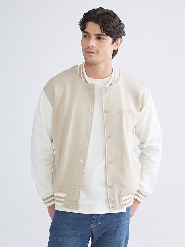 Moudda LC Waikiki - Cardigan en jersey Homme Beige - Tunisie 1