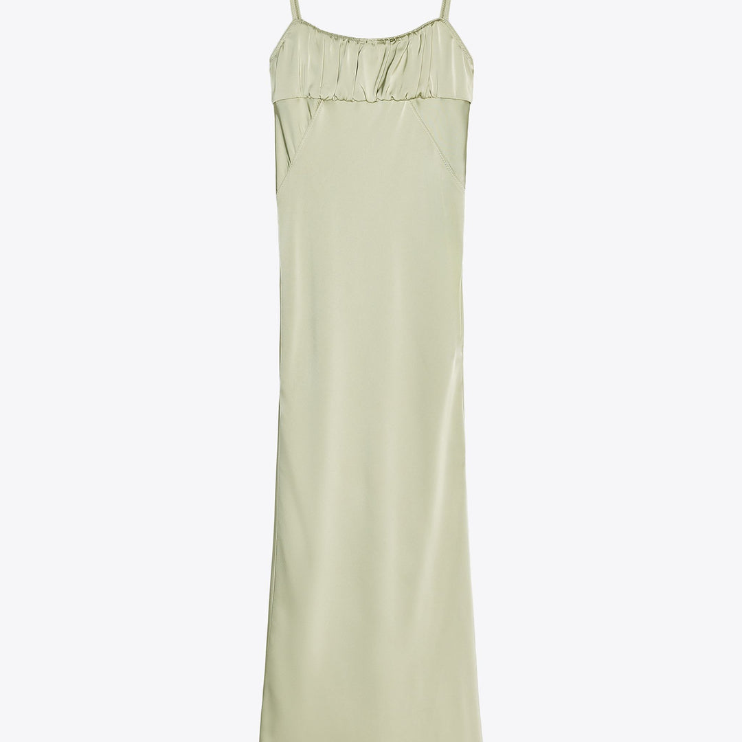 Moudda ZARA - Robe Lingerie Longue - Satin & Fronces - Tunisie 1