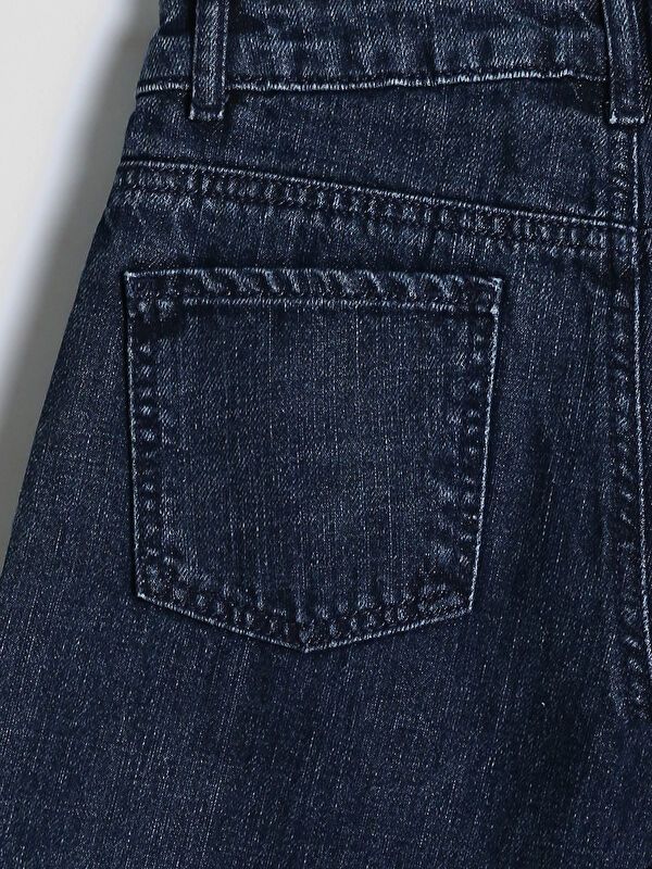 Moudda LC Waikiki - Pantalon tissé en denim Fille Rodéo noir - Tunisie 5