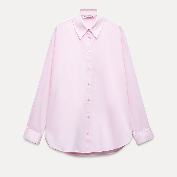 Moudda ZARA - Chemise en coton sergé, coupe oversize - Tunisie 1