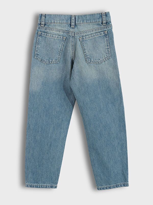 Moudda LC Waikiki - Pantalon tissé en denim Garçon Indigo teinte moyenne - Tunisie 2