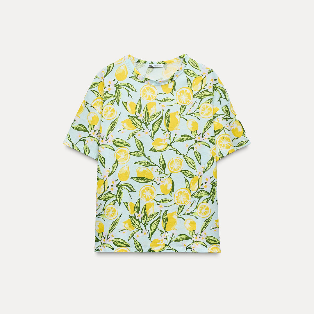 Moudda ZARA - T-shirt Imprimé All-over - Tunisie 1