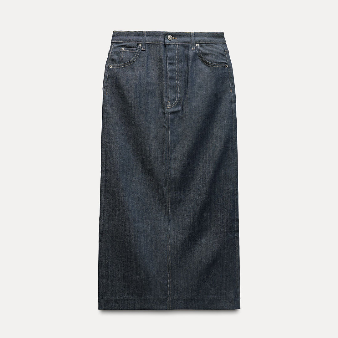 Moudda ZARA - Set D.W. jupe crayon jean tech brut - Tunisie 2