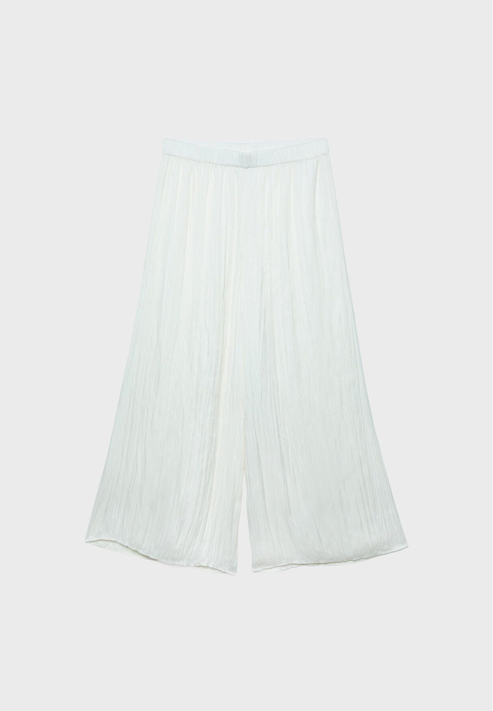 Moudda STRADIVARIUS - Pantalon Culotte en Satin Écru - Tunisie 2