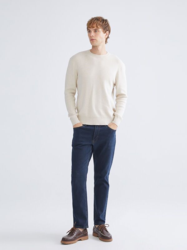 Moudda LC Waikiki - Pantalon tissé denim basique Homme Rodéo noir - Tunisie 1