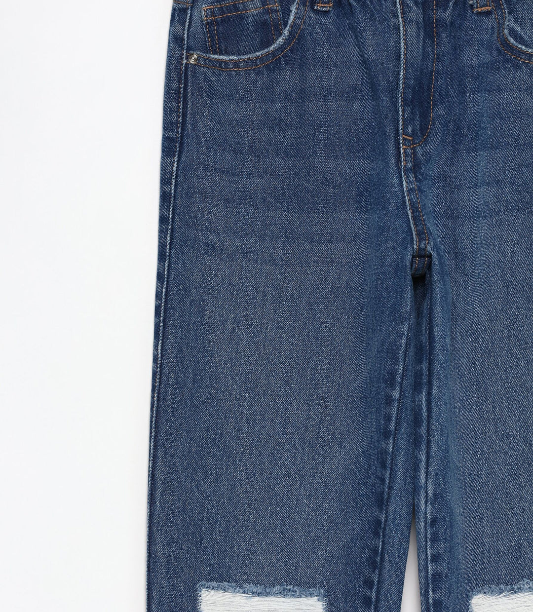 Moudda Lefties - Pantalon Mom Fit Denim - Fille - Tunisie 4