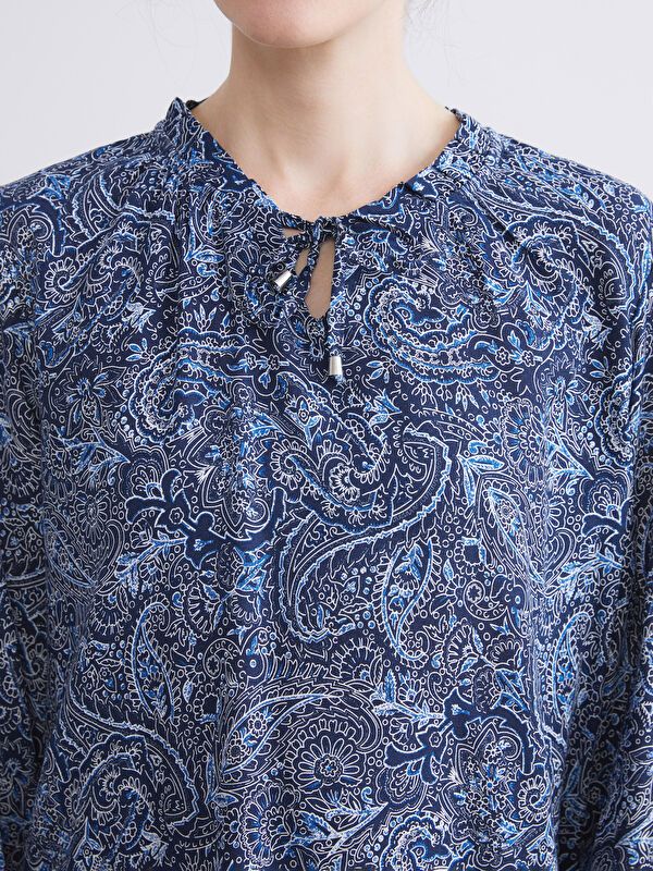 Moudda LC Waikiki - Chemisier (blouse) imprimé manches longues en tissu pour Femme - Tunisie 3