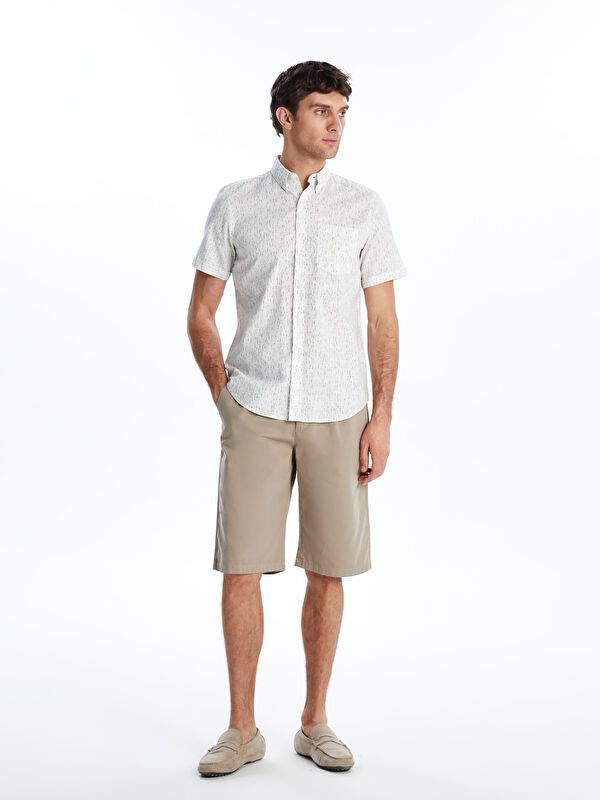 Moudda LC Waikiki - Chemise manches courtes en tissu pour Homme - Tunisie 2