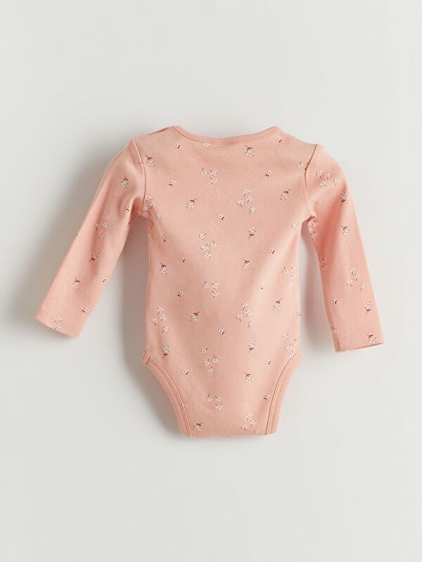 Moudda LC Waikiki - Body jersey imprimé manches longues sport Fille Impression rose terne - Tunisie 3