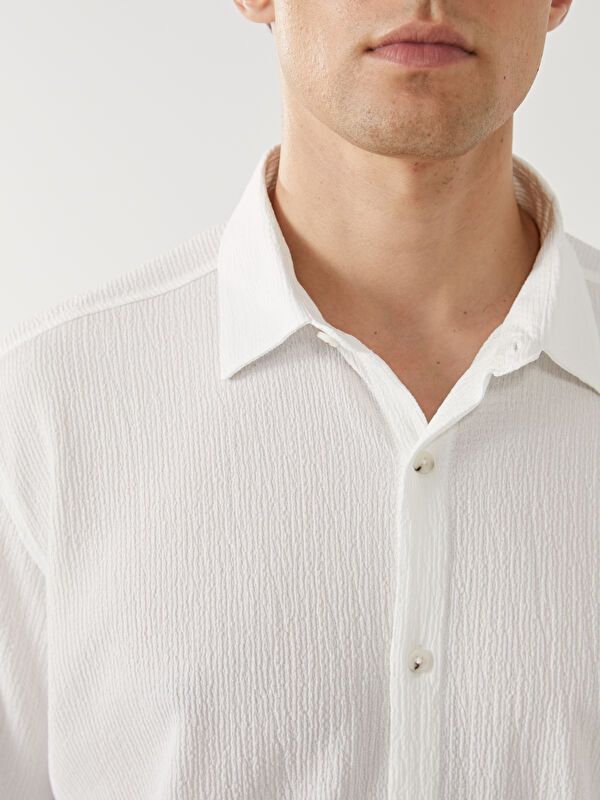 Moudda LC Waikiki - Chemise manches courtes en tissu pour Homme - Tunisie 3