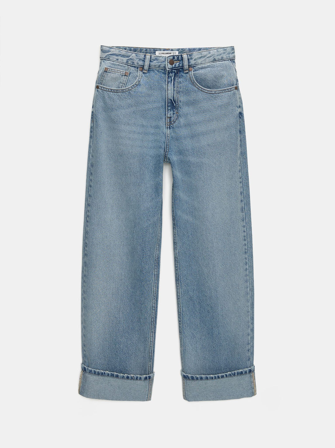 Moudda PULL & BEAR - Pantalon Denim Baggy Revers Bas - Tunisie 5
