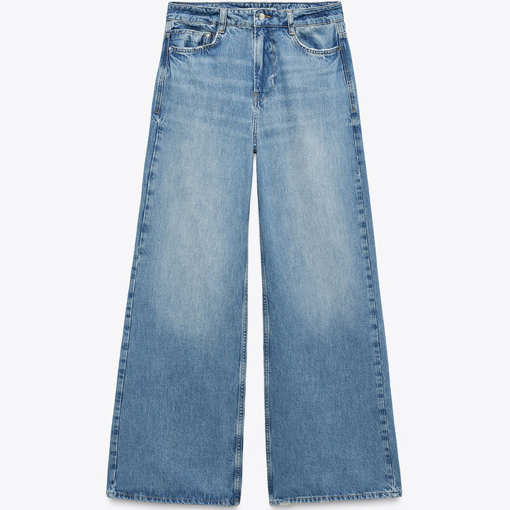 Moudda ZARA - Denim - Taille Haute & Wide Leg - Tunisie 1