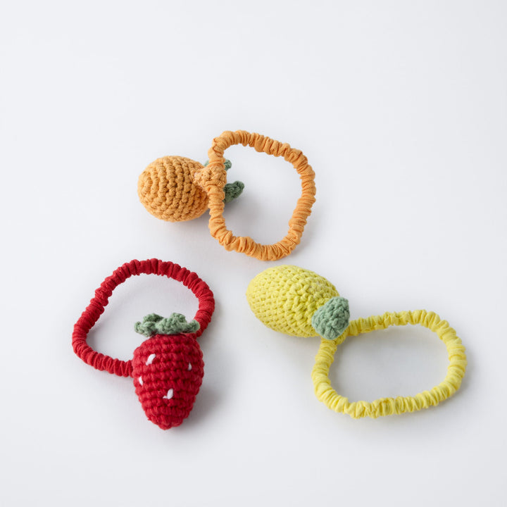 Moudda ZARA - Pack Attaches-cheveux - Fruits Crochet - Tunisie 3