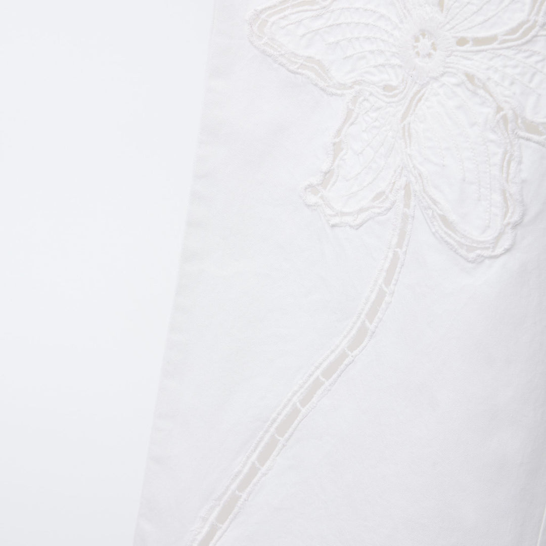 Moudda ZARA - Pantalon Fille - Broderie Fleur Évidée - Tunisie 4